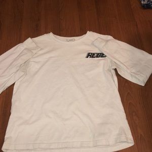 Forever 21 white long sleeved t-shirt